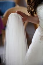 Brautschleier Detail