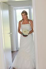 Braut mit Brautstrauß