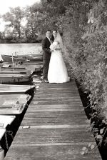 Brautpaar am Steg